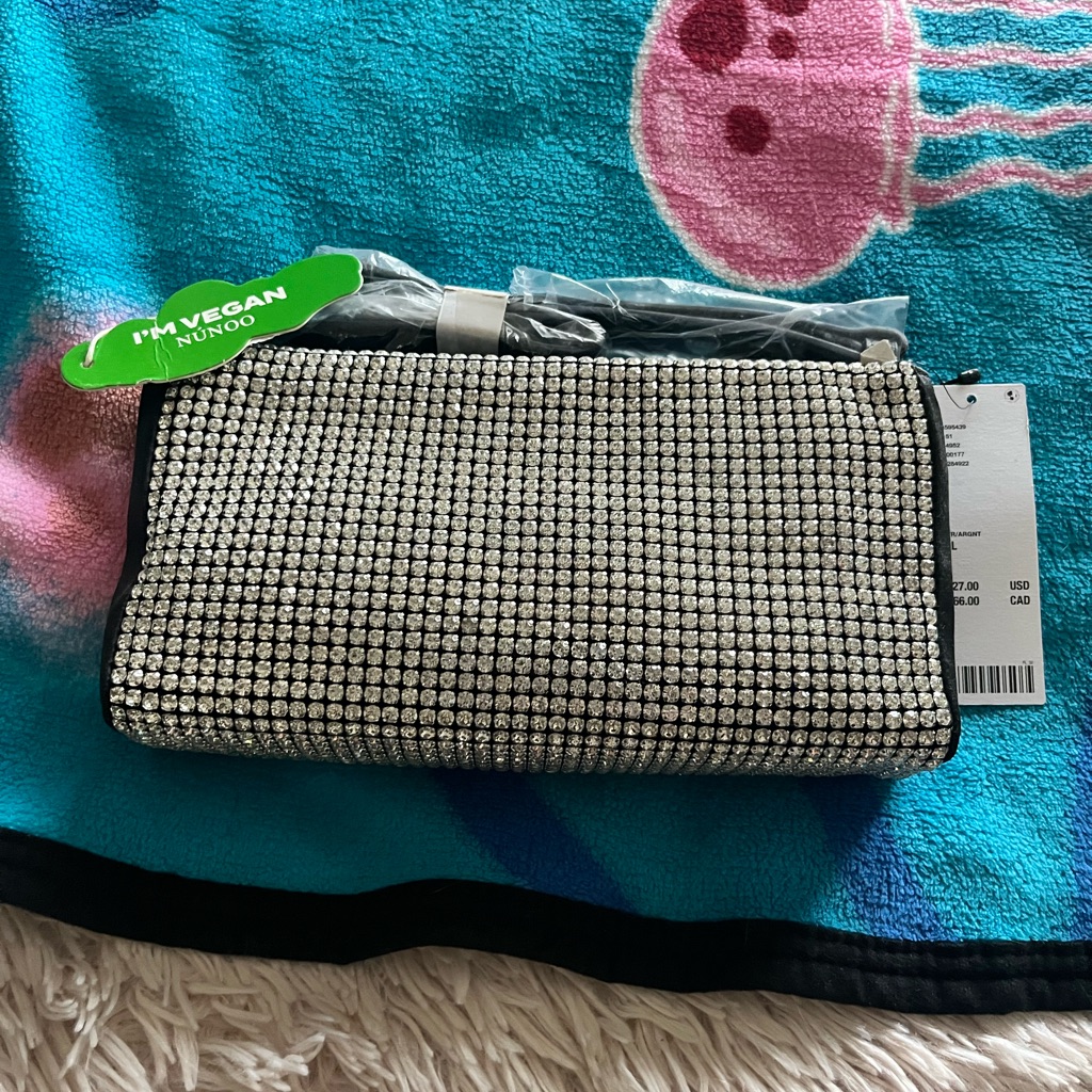 Nunoo Urban Outfitters Sparkly Rhinestones Cross Body Bag
